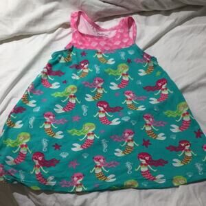 Hatley 2t coverup mermaid print dress worn once